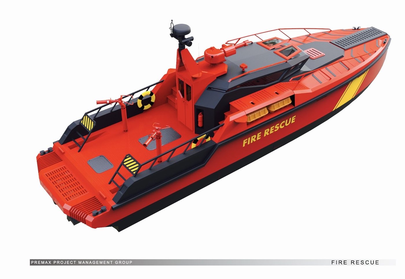 Fire rescue vessel variant
