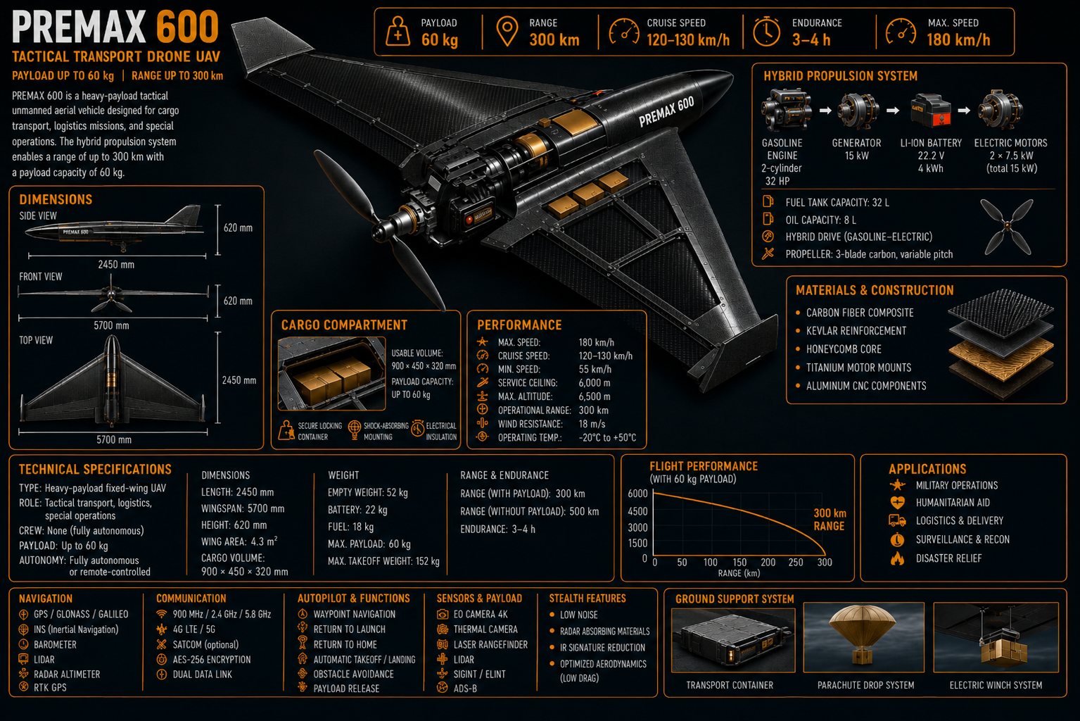 PREMAX 600 technical datasheet