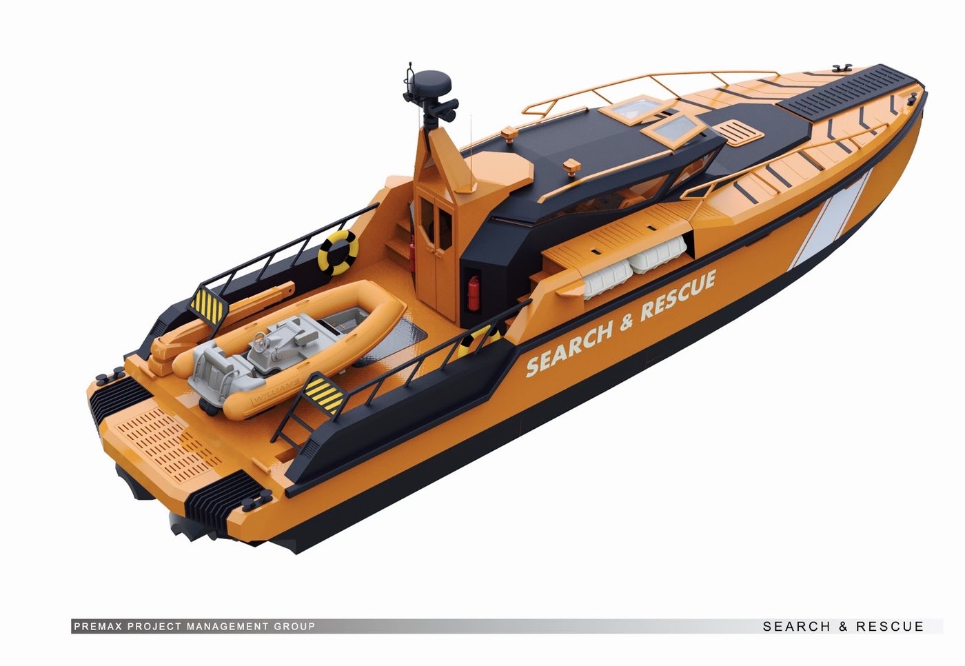Search and rescue vessel variant