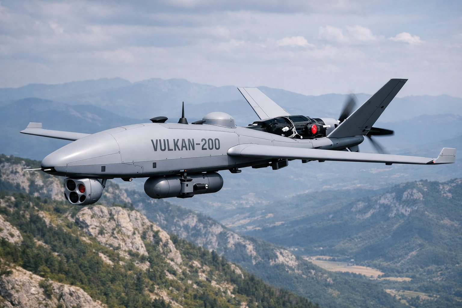 VULKAN-200 unmanned platform in flight