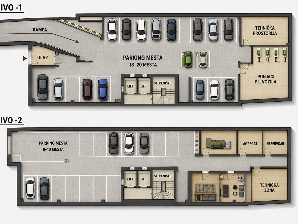 PREMAX Residences parking level plan